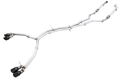 AWE Tuning Audi B9 S4 Track Edition Exhaust - Non-Resonated (Black 102mm Tips) 3010-43048 3010-43048 Photo - Primary