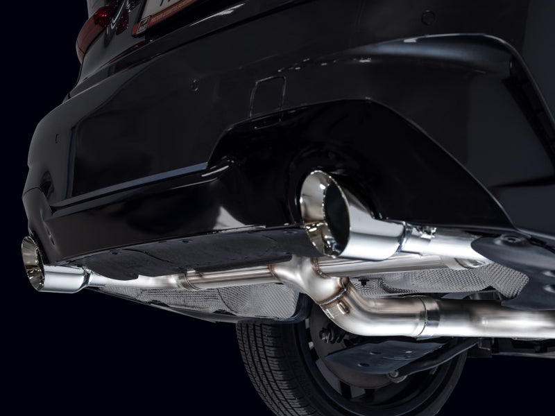 AWE Tuning AWE 19-23 BMW 330i / 21-23 BMW 430i Base G2X Track Edition Axle Back Exhaust - Chrome Silver 3020-32429 3020-32429 Photo - Mounted