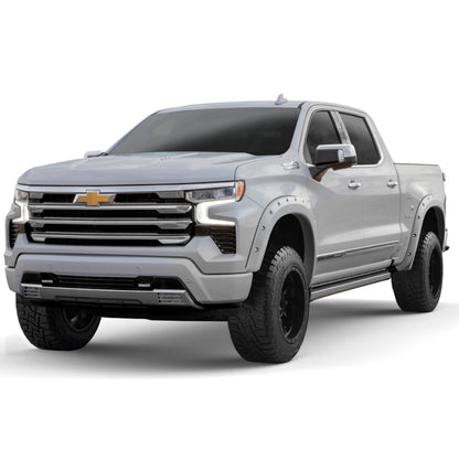 EGR 2023+ Chevrolet Silverado 1500 Bolt-On Look Fender Flares - Summit White (Set of4) 791654-GAZ 791654-GAZ Photo - Primary