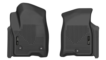 Husky Liners 2021 Chevrolet Tahoe X-Act Contour Black Front Seat Floor Liners 55861 55861 Photo - Primary