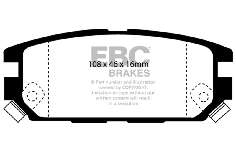 EBC Disc Brake Pad Set DP4987R Photo - Primary