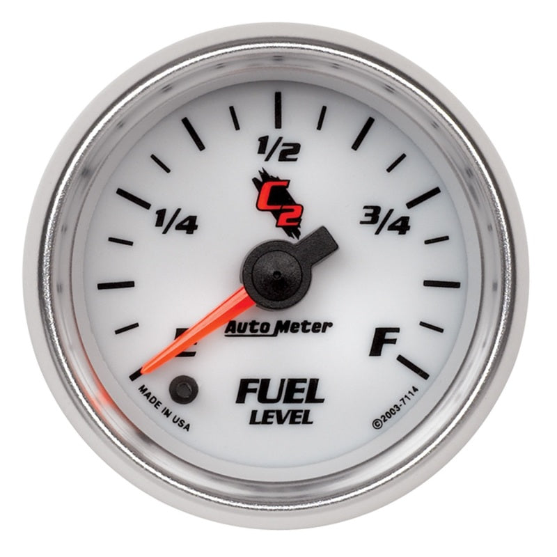 Autometer Gauge, Fuel Level, 2 1/16", 0-280 Programmable, C2 7114 Photo - Primary