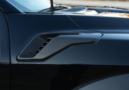 Ford Racing 21-24 F-150 Raptor Carbon Fiber Fender Vent Set - Gloss M-16026-FG M-16026-FG Photo - Mounted