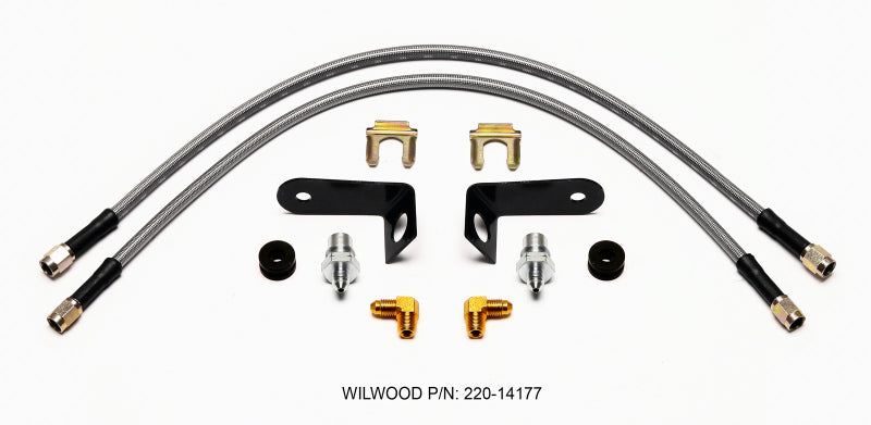 Wilwood Flexline Kit, 20 Inch, -3, M10-1.0 BF,1/8 NPT 90 Degree 220-14177 User 1