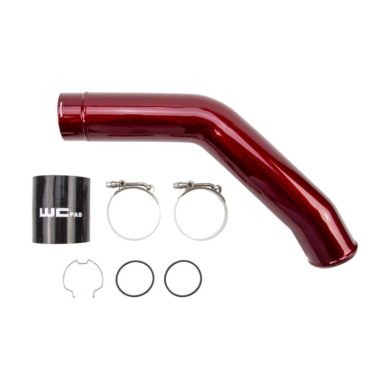 Wehrli 15-24 Ford Power Stroke 6.7L Hot Side 3in. Intercooler Pipe - Gloss Black WCF100316-GB WCF100316-GB Photo - Primary