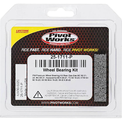 Pivot Works Gas-Gas, Husqvarna, KTM Wheel Bearing Kit Premium Bearings 25-1711-P 25-1711-P Photo - Primary