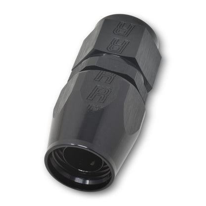 Russell Performance -6 AN Black Straight Full Flow Hose End 610025 610025 Photo - out of package