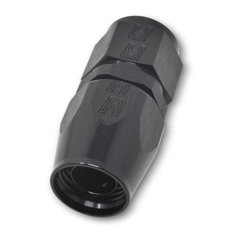 Russell Performance -6 AN Black Straight Full Flow Hose End 610025 610025 Photo - out of package