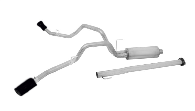 Gibson 15-20 Ford F-150 2.7/3.5/5.0L 3in/2.5in Cat-Back Dual Extreme Exhaust Stainless - Black Elite 69021B 69021B Photo - Primary