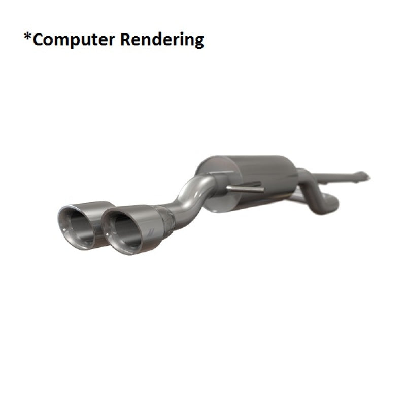 Mishimoto Cat-Back Exhaust Resonated Burnt Tip - Ford Fiesta ST 2014+ MMEXH-FIST-14RBT Photo - Primary