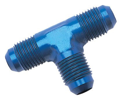 Russell -3 AN Flare Tee Adapters (Blue Finish) 660990 Photo - Primary