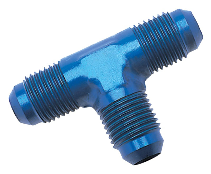 Russell -3 AN Flare Tee Adapters (Blue Finish) 660990 Photo - Primary