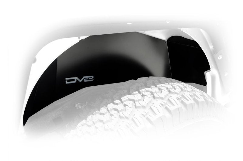 DV8 Offroad 07-18 Jeep Wrangler JK Rear Aluminum Inner Fender - Black INFEND-01RB INFEND-01RB Photo - Primary