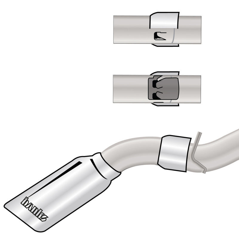 Banks Power 17+ GM Duramax L5P 2500/3500 Monster Exhaust System - SS 48947 Photo - Close Up