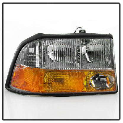 SPYDER xTune 98-01 GMC Jimmy S15 (w/Fog Lights) OEM Headlights w/Amber Bumper - Chrm (HD-JH-GS1598-OE-C) 9042690 9042690 Photo - Unmounted