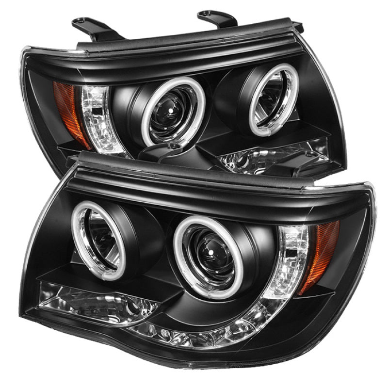 Spyder Toyota Tacoma 05-11 Projector Headlights CCFL Halo LED Blk High H1 Low H1 PRO-YD-TT05-CCFL-BK 5030283 5030283 Photo - Primary