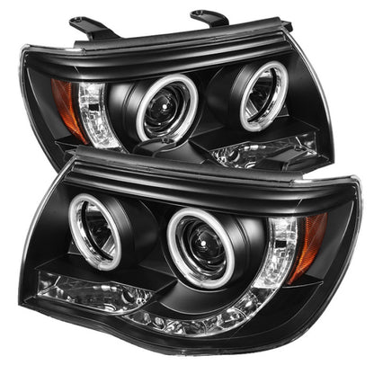 Spyder Toyota Tacoma 05-11 Projector Headlights CCFL Halo LED Blk High H1 Low H1 PRO-YD-TT05-CCFL-BK 5030283 5030283 Photo - Primary