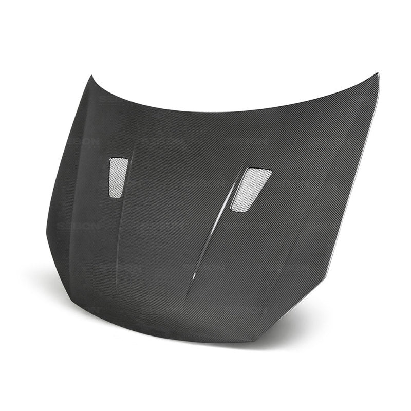 Seibon Carbon Fiber Hood For 2010-2014 VW Golf / GTI (Shaved) HD1011VWGTIB-TM Photo - Primary