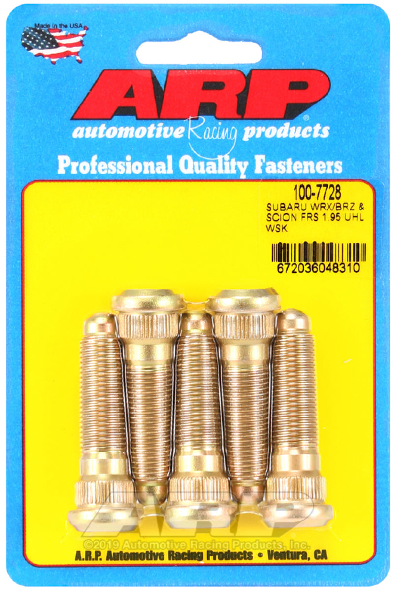 ARP Subaru WRX/BRX & Scion FRS 1.95 UHL Wheel Stud Kit 100-7728 User 1