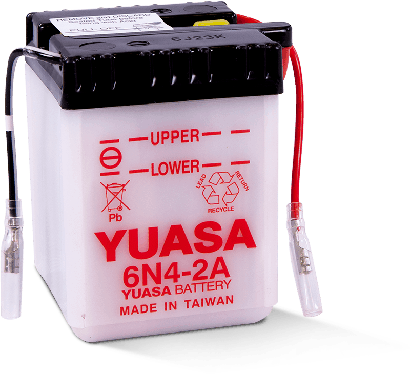 Yuasa Battery Yuasa 6N4-2A Conventional 6 Volt Battery YUAM2640B