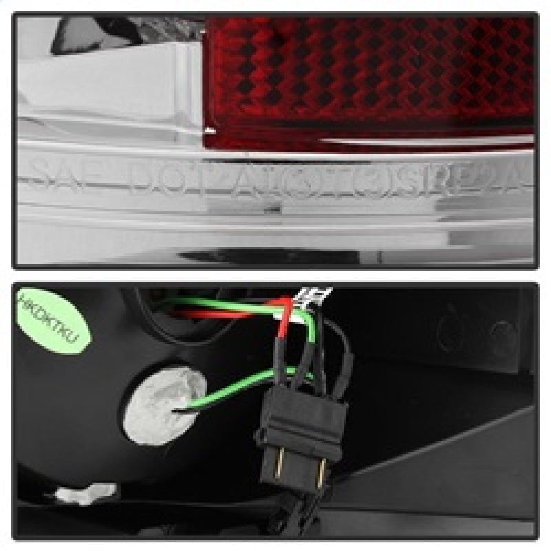 Spyder Toyota Tundra 07-13 LED Tail lights Chrome ALT-YD-TTU07-LED-C 5029591 5029591 Photo - Unmounted