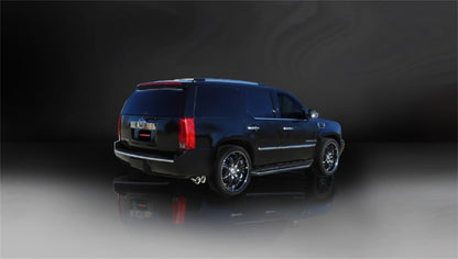 Corsa Performance 07-10 Cadillac Escalade 6.2L V8 Polished Sport Cat-Back Exhaust 14202 Photo - Mounted