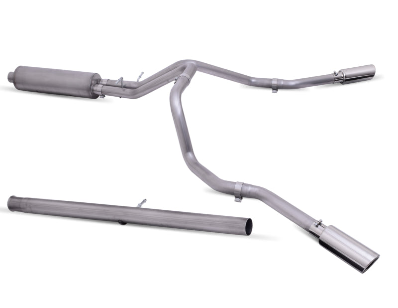 Gibson 2019 GMC Sierra 1500 Denali 5.3L 3in/2.5in Cat-Back Dual Extreme Exhaust - Stainless 65690 65690 Photo - Primary