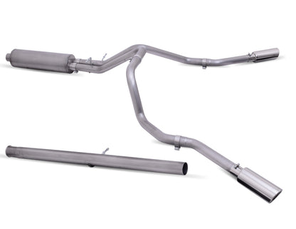 Gibson 2019 GMC Sierra 1500 Denali 5.3L 3in/2.5in Cat-Back Dual Extreme Exhaust - Stainless 65690 65690 Photo - Primary