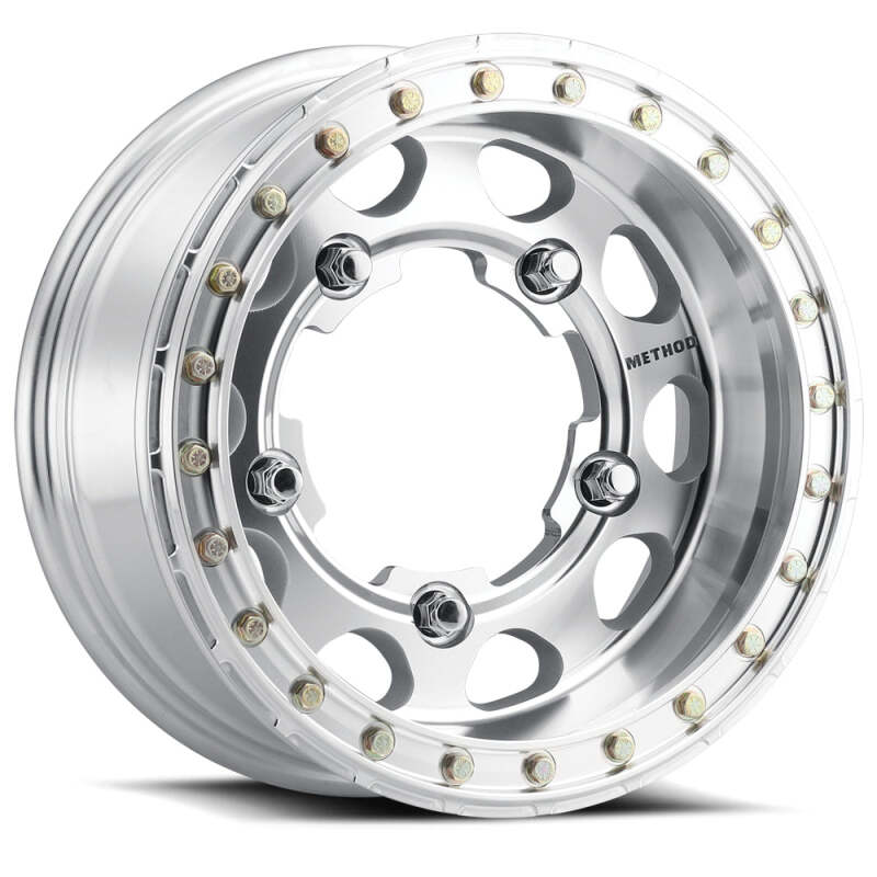 Method MR103 Beadlock 15x8 -24mm Offset 5x5.5 108mm CB Raw Machined Race Drilled w/BH-H24100 Wheel MR10358055324BR MR10358055324BR Photo - Primary