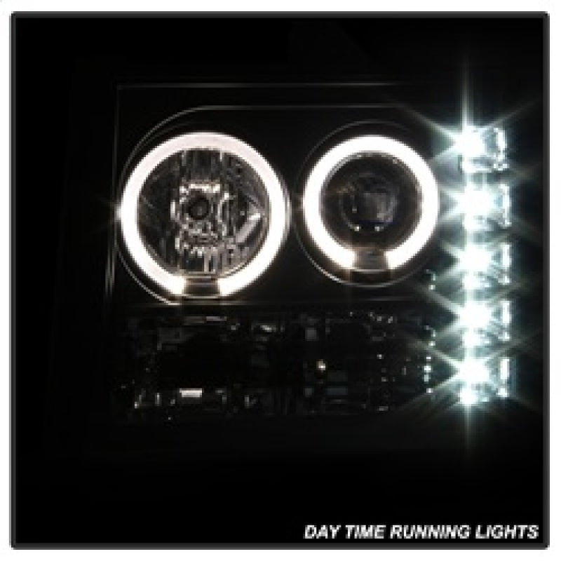 Spyder GMC Sierra 1500/GMC Sierra Denali 08-13 Projector LED Halo- LED Blk PRO-YD-GS07-HL-BK 5010605 5010605 Photo - Unmounted