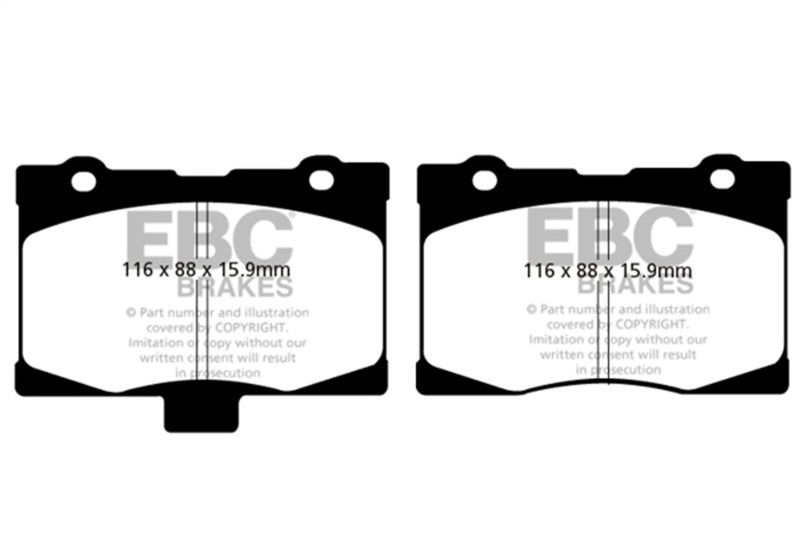 EBC Disc Brake Pad Set UD1091 Photo - Primary
