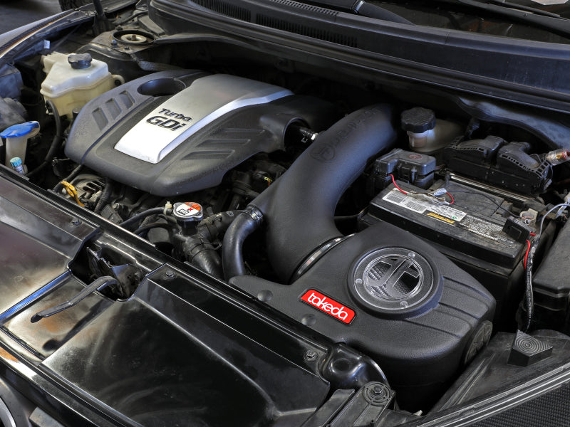 aFe Takeda Momentum 13-17 Hyundai Veloster Pro DRY S Cold Air Intake System 56-70028D 56-70028D Photo - Mounted