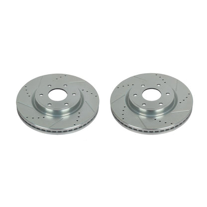 PowerStop Power Stop 10-13 Nissan Patrol (Middle East Market) Front/Rear Drilled & Slotted Rotor (Pair) JBR1579XPR JBR1579XPR Photo - Primary