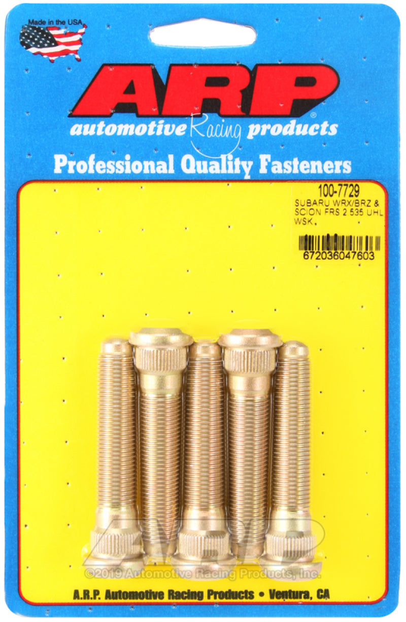 ARP Subaru WRX/BRX & Scion FRS 2.535 UHL Wheel Stud Kit 100-7729 User 1
