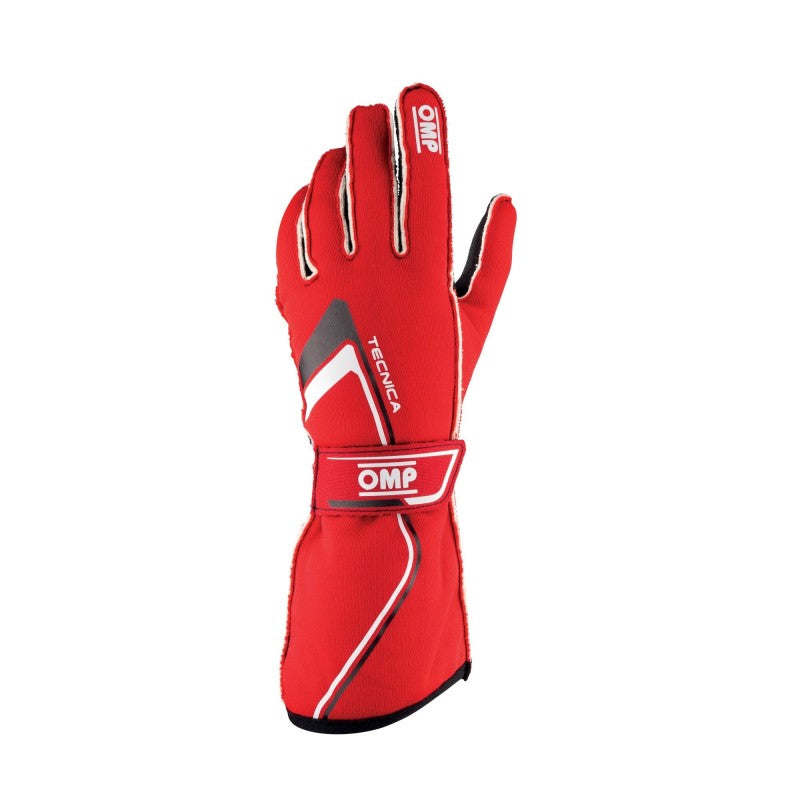OMP Tecnica Gloves My2021 Red - Size L (Fia 8856-2018) IB0-0772-A01-061-L IB0-0772-A01-061-L Photo - Primary