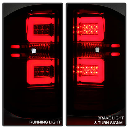 Spyder Chevy 1500 14-16 Light Bar LED Tail Lights Red Clear ALT-YD-CS14-LBLED-RC 5080011 5080011 User 1