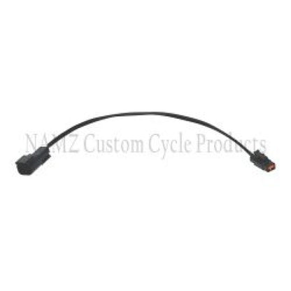 NAMZ 17-23 V-Twin (ABS) Road King Models ONLY Plug-N-Play Front ABS Extension Harness 12in. N-FAXH-12RK N-FAXH-12RK Photo - Primary