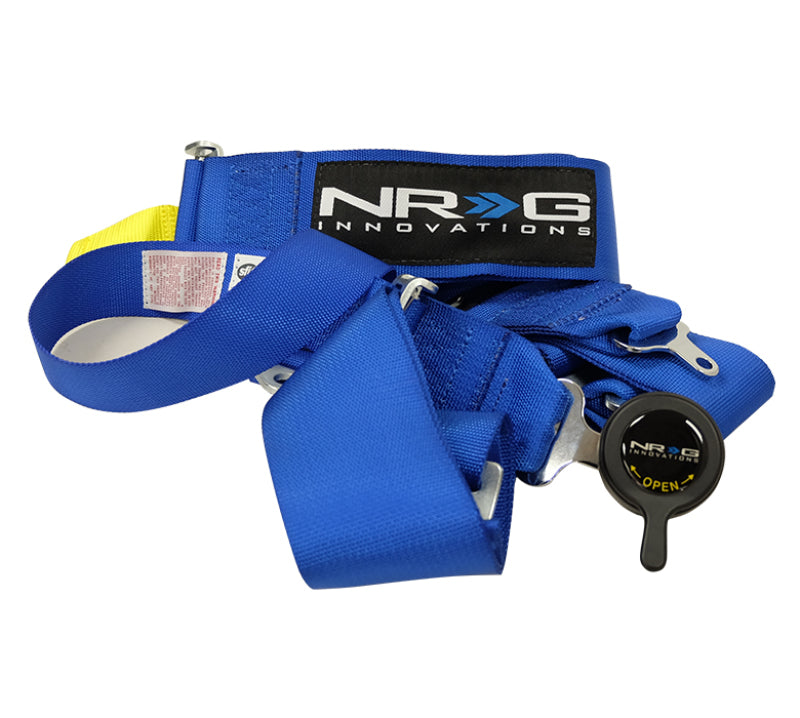 NRG Belt Harness SFI 16.1 5PT 3in. Seat / Cam Lock - Blue SBH-RS5PCBL Photo - Primary