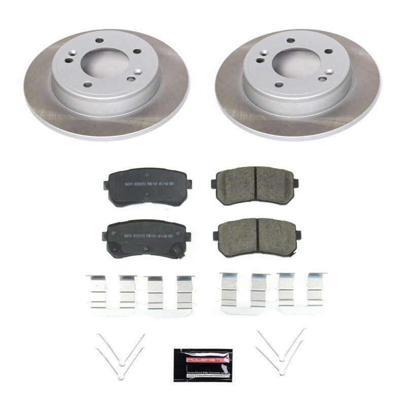 PowerStop Power Stop 18-22 Hyundai Kona Rear Semi-Coated Rotor Kit SC8277 SC8277 Photo - Primary