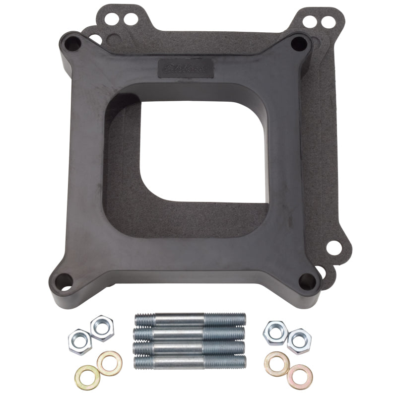 Edelbrock Carb Spacer 1-Inch 1-Hole 8710 Photo - Primary