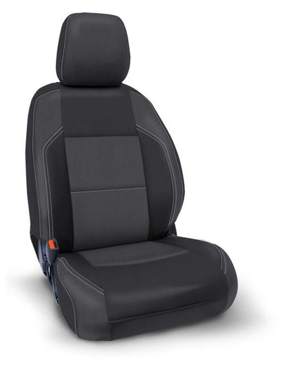 PRP Seats PRP 2016+ Toyota Tacoma Front Seat Covers (Pair) - Black/Grey B053-03 B053-03 Photo - Primary
