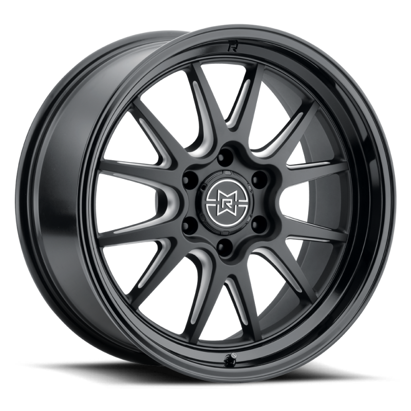 Raised Wheels Method Raised MR802 20x9 / 6x5.5 BP / 0mm Offset / 106.25mm Bore - Double Black Milled Wheel MR80229060500 MR80229060500 Photo - Primary
