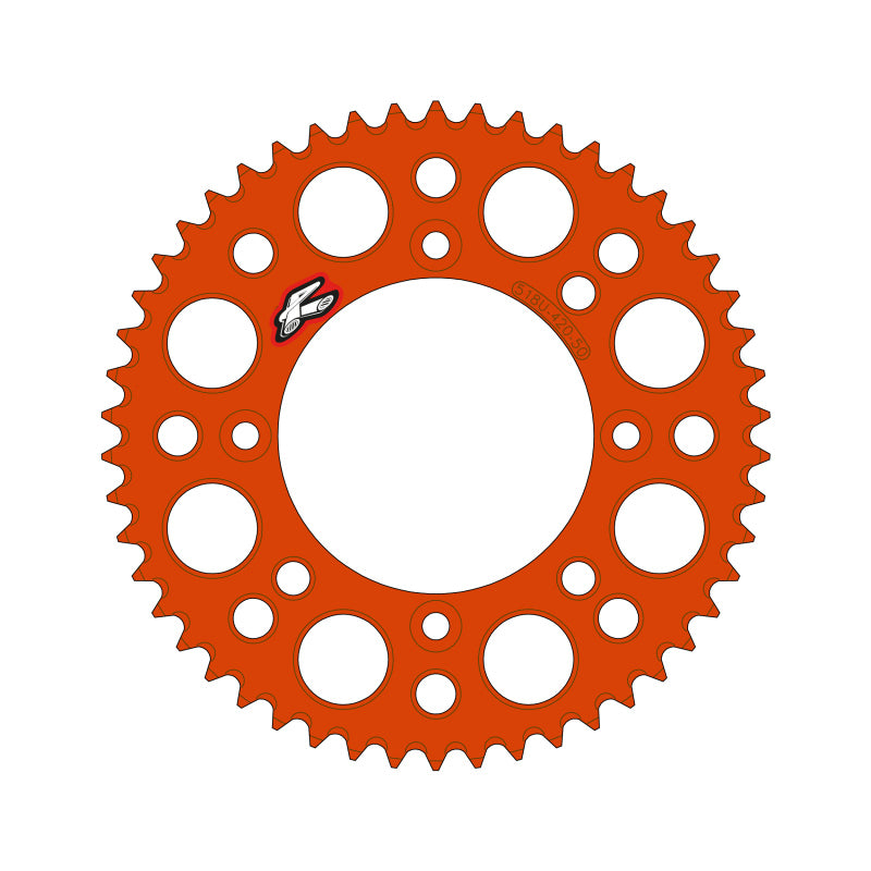 Renthal 2025 KTM 65 Rear Chain Wheel - Orange 420-48GP Teeth 518U-420-48GPOR 518U-420-48GPOR User 1