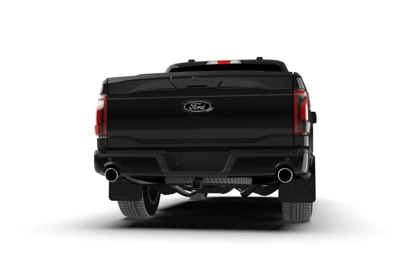 Rally Armor 21-24 Ford F-150 (Excl. Raptor) Black UR Mud Flap w/White Logo MF115-UR-BLK-WH MF115-UR-BLK-WH User 1