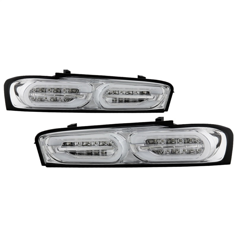 Spyder Chevy Camaro 16-18 Halogen LED Tail Lights Chrome ALT-YD-CCAM16HAL-SEQ-C 5087225 5087225 Photo - Primary