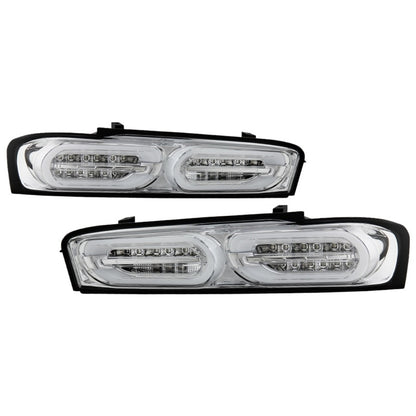 Spyder Chevy Camaro 16-18 Halogen LED Tail Lights Chrome ALT-YD-CCAM16HAL-SEQ-C 5087225 5087225 Photo - Primary