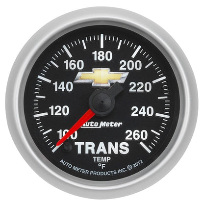 Autometer Performance Parts 52mm 100-260 Deg F Trans Temp COPO Camaro Gauge Pack 880448 880448 Photo - Primary