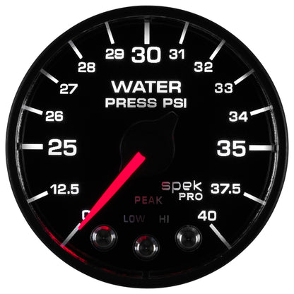 Autometer Spek-Pro - Nascar 2-1/16in Water Press 0- 40 psi Bfb P551328-N1 P551328-N1 User 5