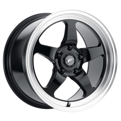 Forgestar D5 15x10 / 5x114.3 BP / ET50 / 7.5in BS Gloss Black Wheel F091B0067P50 F091B0067P50 Photo - Primary