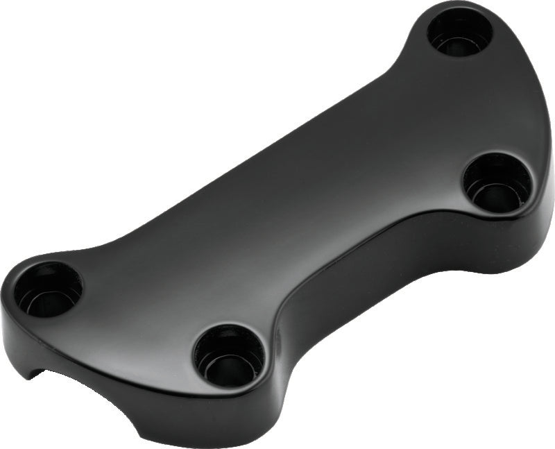 Bikers Choice 74-Up Black Plain Handlebar Clamp 489998 489998 Photo - Primary